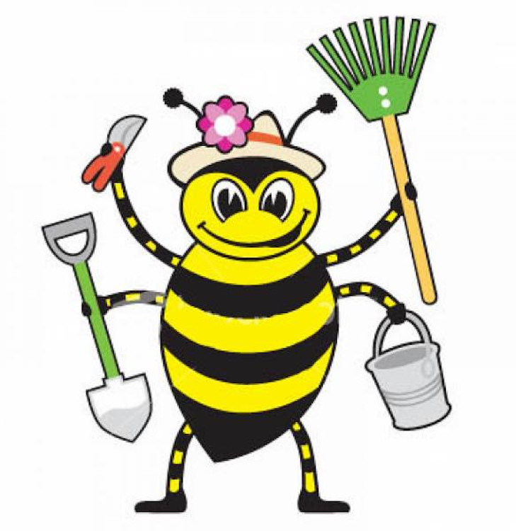 Church Helping Out Busy Bee